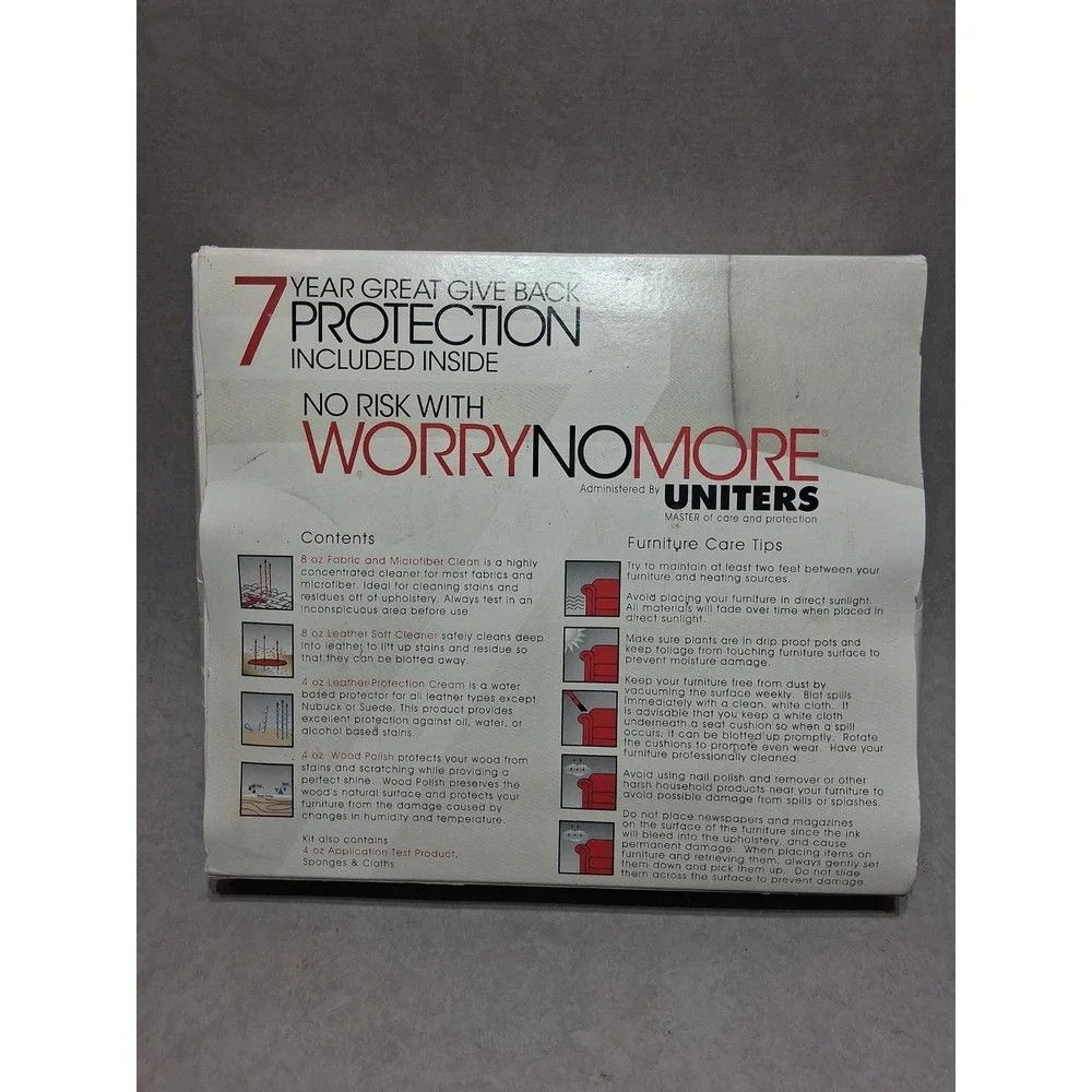 Worry No More - Wood, Leather, Fabric Furniture Protection Kit by Uniters